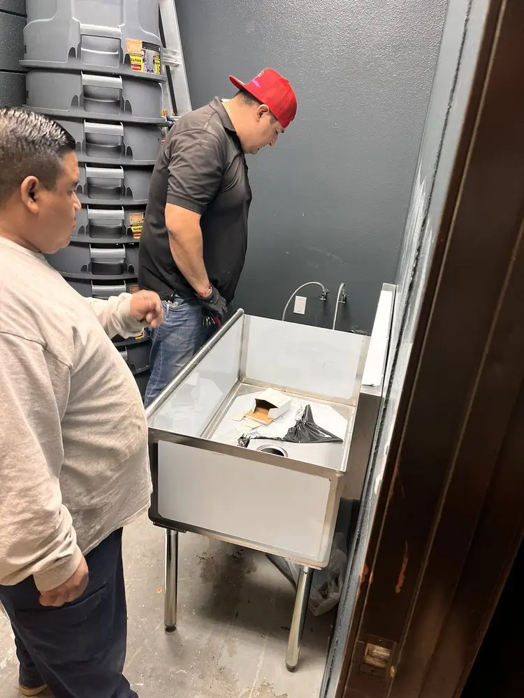 Commercial plumbing and sink installation in Upper Washington - Spring Street